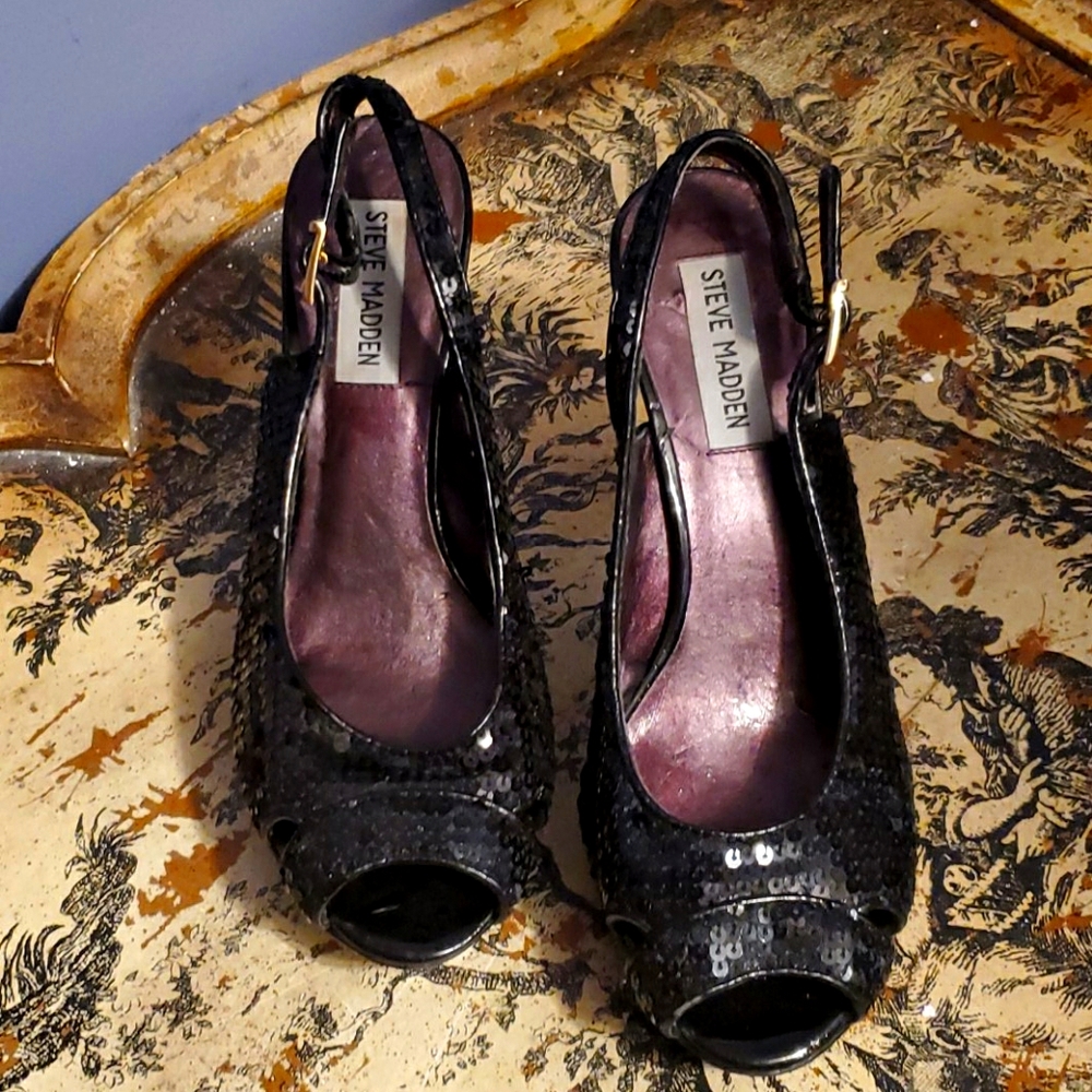 Steve madden sequin heels
